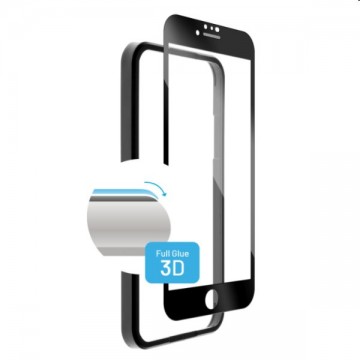 FIXED 3D Edzett védőüveg for Apple iPhone 7/8/SE 20/SE 22, fekete