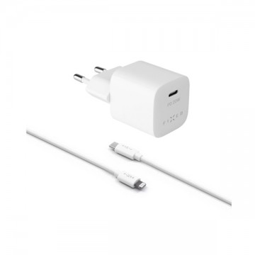 FIXED Mini charger set with USB-C output andUSB-C/Lightning, PD, MFI,...