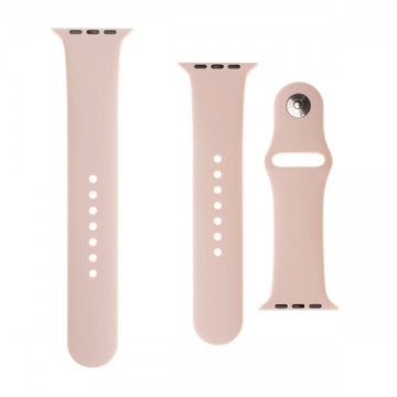 FIXED Szilikonszíj készlet for Apple Watch 42/44/45 mm, rózsaszín