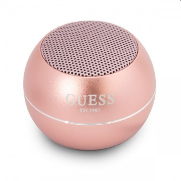Guess Mini Bluetooth Speaker, rózsaszín