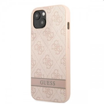 Guess PU 4G Stripe for Apple iPhone 13 mini, rózsaszín