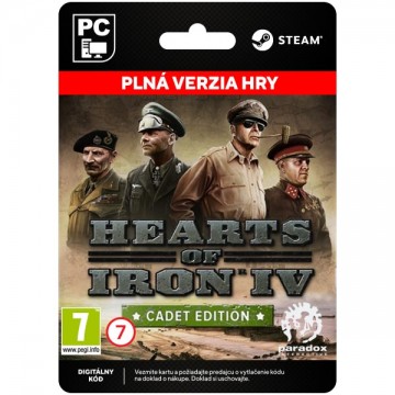 Hearts of Iron IV: Cadet Edition [Steam] - PC