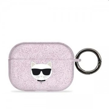 Karl Lagerfeld TPU Glitter Choupette Head tok for Apple Airpods Pro,...