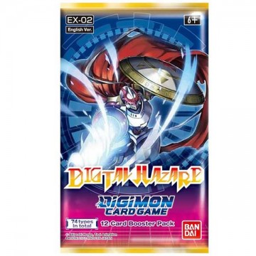 Kártyajáték Digimon TCG: Digital Hazard Booster Display (EX02).