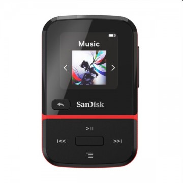 Lejátszó SanDisk MP3 Clip Sport Go 16 GB, piros
