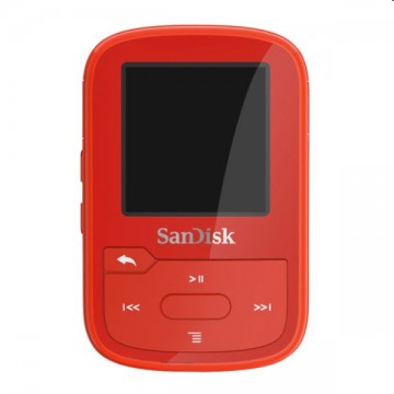 Lejátszó SanDisk MP3 Clip Sport Plus 32 GB, piros