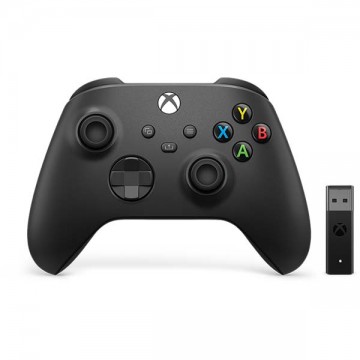 Microsoft Xbox Wireless Controller, carbon black + Microsoft Xbox...