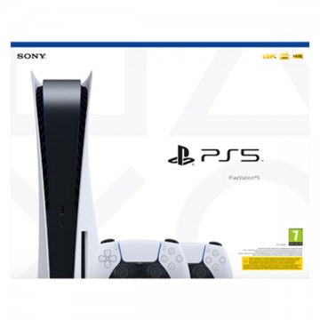 PlayStation 5 + PlayStation 5 DualSense Wireless Controller, black &...