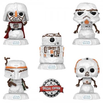 POP! 5 pack Holiday Snowman (Star Wars) Special Edition