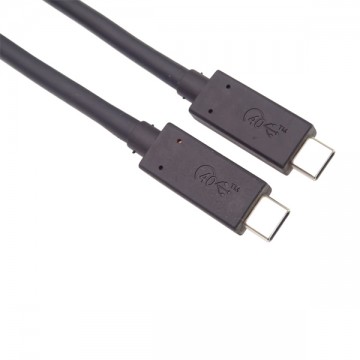 PremiumCord USB4 kábel 1 m, 40Gbps, Thunderbolt 3, certifikált...