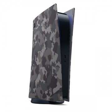 PS5 Digital Cover, grey camo