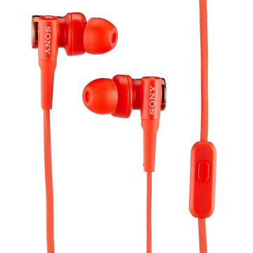 Slúchadlá Sony MDR-XB55AP Extra Bass, piros
