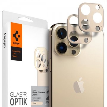 Spigen védőüveg kamerára for iPhone 13 Pro/13 Pro Max, arany