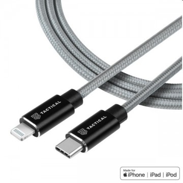 Tactical kevlár USB-C/Lightning MFI kábel, 0.3m
