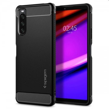 Tok Spigen Rugged Armor for Sony Xperia 10 IV, fekete