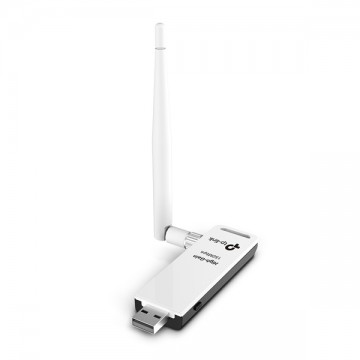 TP-Link TL-WN722N 150Mb Wifi USB adapter, white