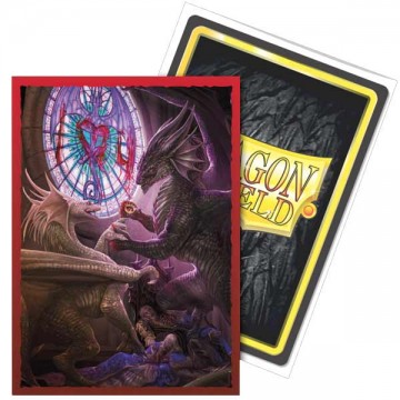 Védőtokok kártyákhoz Dragon Shield Brushed Valentine Dragons Art...