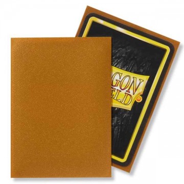 Védőtokok kártyákhoz Dragon Shield Standard (100 darab) Matte Gold