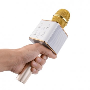 Vezeték nélküli karaoke mikrofon, gold