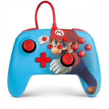 Vezetékes vezérlő PowerA Enhanced for Nintendo Switch, Mario Punch
