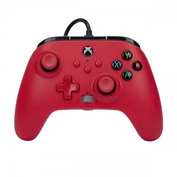 Vezetékes vezérlő PowerA Enhanced for Xbox Series, Artisan Red