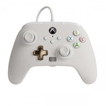 Vezetékes vezérlő PowerA Enhanced for Xbox Series, White Mist