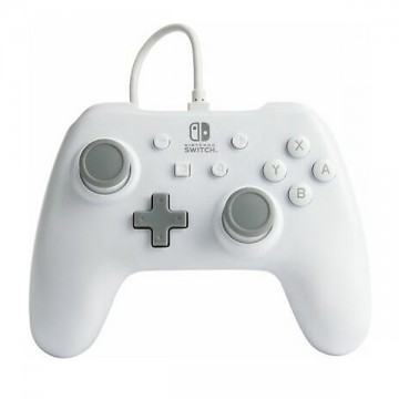 Vezetékes vezérlő PowerA for Nintendo Switch, Matte White