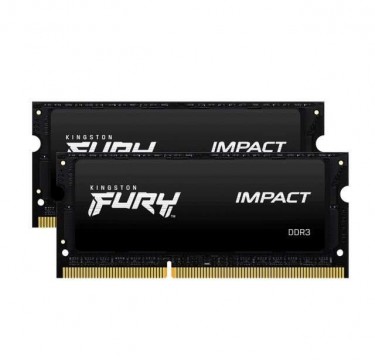 16GB 1600MHz DDR3L Notebook RAM Kingston Fury Impact (2x8GB) (KF3...