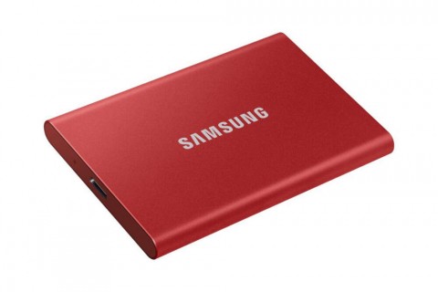 1TB Samsung T7 külső SSD meghajtó piros (MU-PC1T0R)