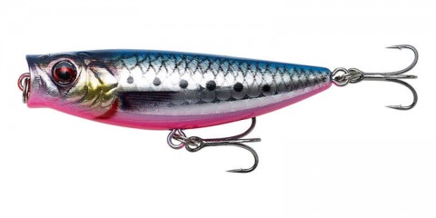 3d minnow popwalker 6.6cm 8g floating pink belly sardine php