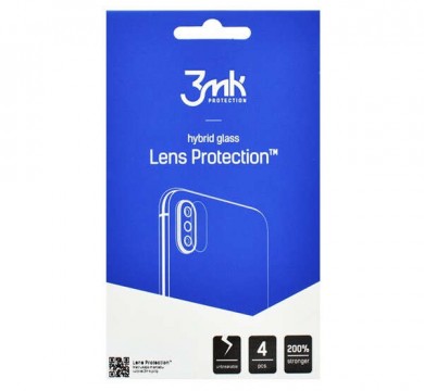 3MK kameravédő üveg 4db (2.5D lekerekített szél, karcálló,...