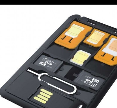 5 az 1-ben mini SIM kártya átalakító adapter készlet, micro...