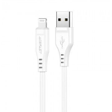 ACEFAST MFI USB -kábel - Lightning 1,2 m, 2,4a fehér (C3-02 fehér)