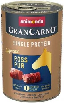 Animonda Grancarno Single Protein konzerv lóhússal (24 x 400 g) 9600...