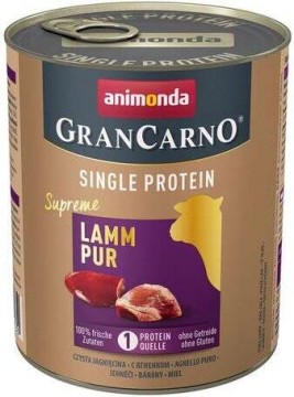 Animonda Grancarno Single Protein konzerv lóhússal (6 x 800 g) 4800...
