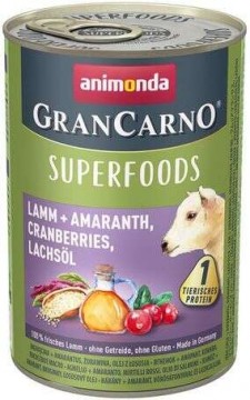 Animonda GranCarno Superfoods báránnyal és áfonyával (24 x 400...