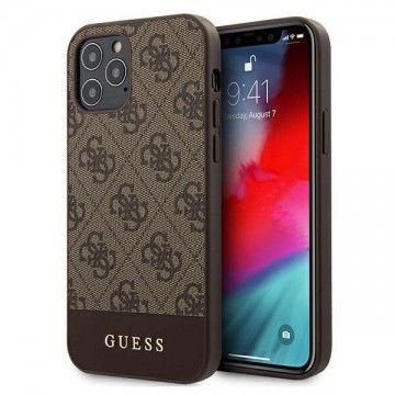 Apple iPhone 12 / 12 Pro Guess 4G Stripe Collection Hátlap tok - ...