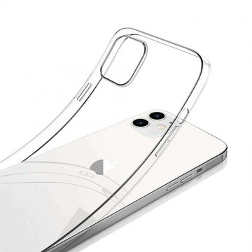 Átlátszó szilikon védőtok iPhone 12 készülékhez