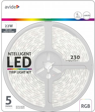 Avide LED Szalag távirányítóval 5m - multicolor