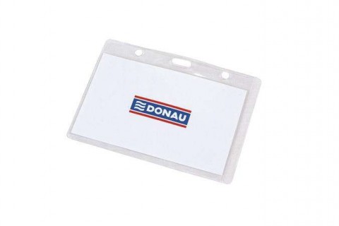 Azonosítókártya tartó, 105x65 mm, hajlékony, vízszintes, DONAU -...