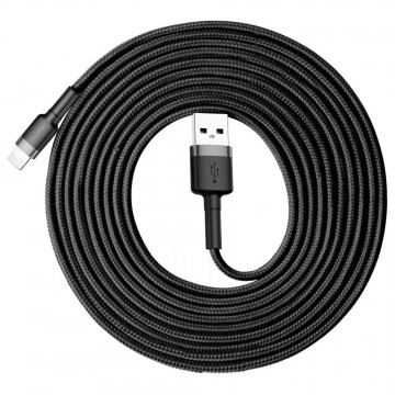 Baseus Cafule Kábel tartós nylon fonott USB / Lightning QC3.0 2A ...