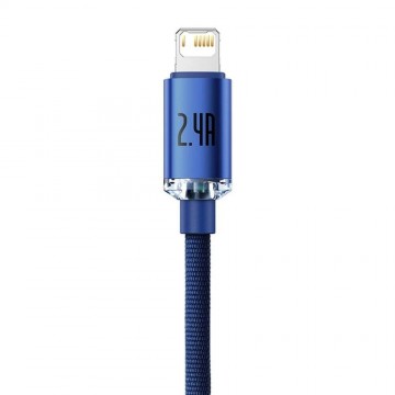 Baseus kábel USB kristály ragyog Iphone lightning 8-pin 2,4a cajy...