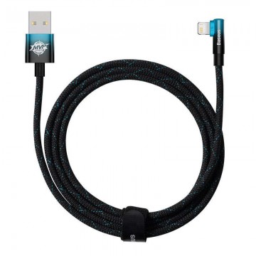 Baseus MVP 2 Lightning 2m 20W cable - (black-blue)