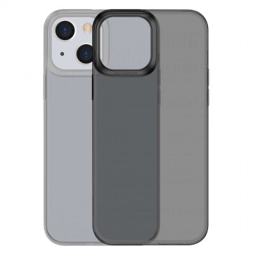 Baseus Simple Series tok átlátszó gél TPU tok iPhone 13 fekete...