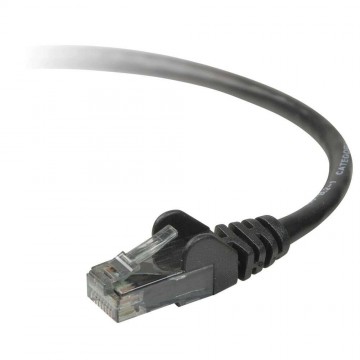 Belkin CAT6 STP Snagless Patch Cable: Black, 50 Centimeters hálóz...