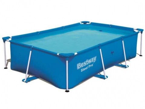 Bestway 259x170x61cm Fémvázas medence (JO_56403) - kék