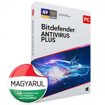 Bitdefender antivirus plus 1 év, 1 pc AV01ZZCSN1201LEN