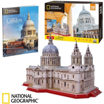 BonsaiBp 3D puzzle City Travel London St Pauls catedral 107 db-os...