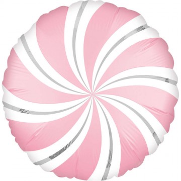 Bubble Gum Pink Candy, Cukorka Fólia lufi 43 cm