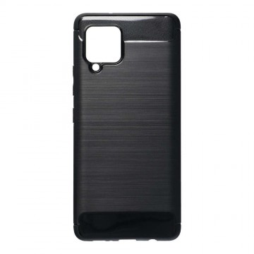 Carbon Fiber Samsung A426 Galaxy A42 5G fekete szilikon tok